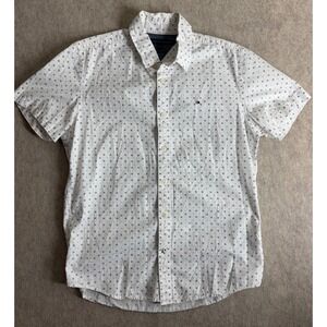 Tommy Hilfiger Short Sleeve Floral Button Up Mens Medium
